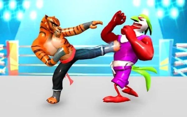 冠军摔跤模拟器Animal Fighting Games截图11