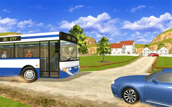 旅游巴士山司机运输游戏说明