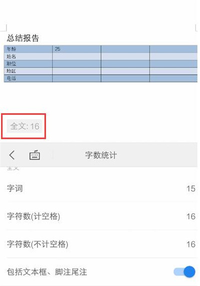 wps office怎么查看字数