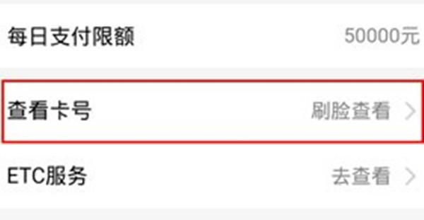 支付宝银行卡号码怎么查看