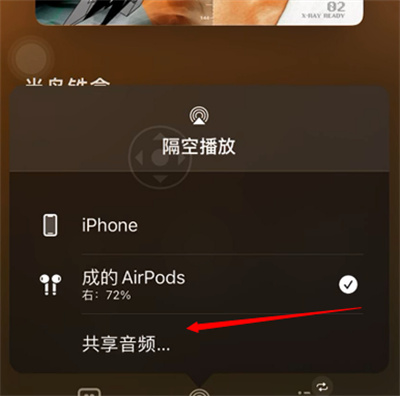 苹果怎么共享音频